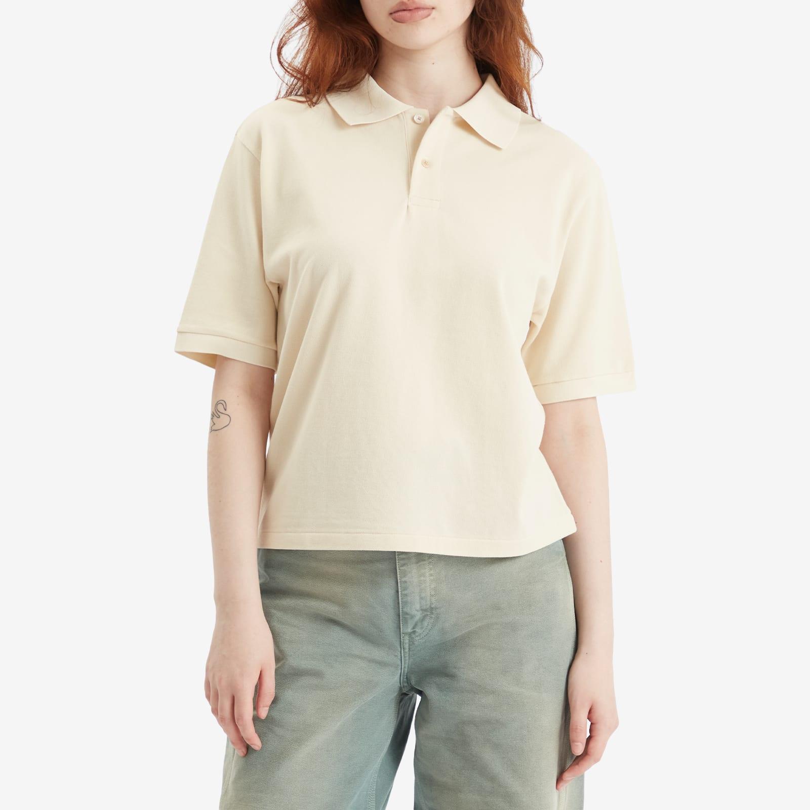 トップス AURALEE HIGH GAUGE PIQUE POLO AURALEE - Women High Gauge Pique Polo Shirt – Atelier New York