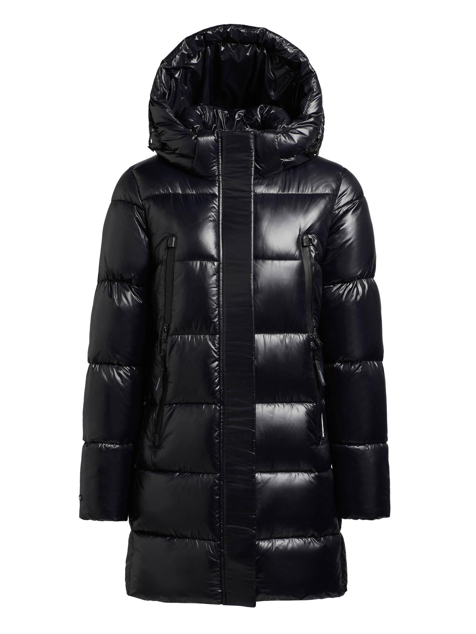 Parka Jacke Parka Damen Schwarz Ã¼bergang Khujo Parka Ã¼bergang