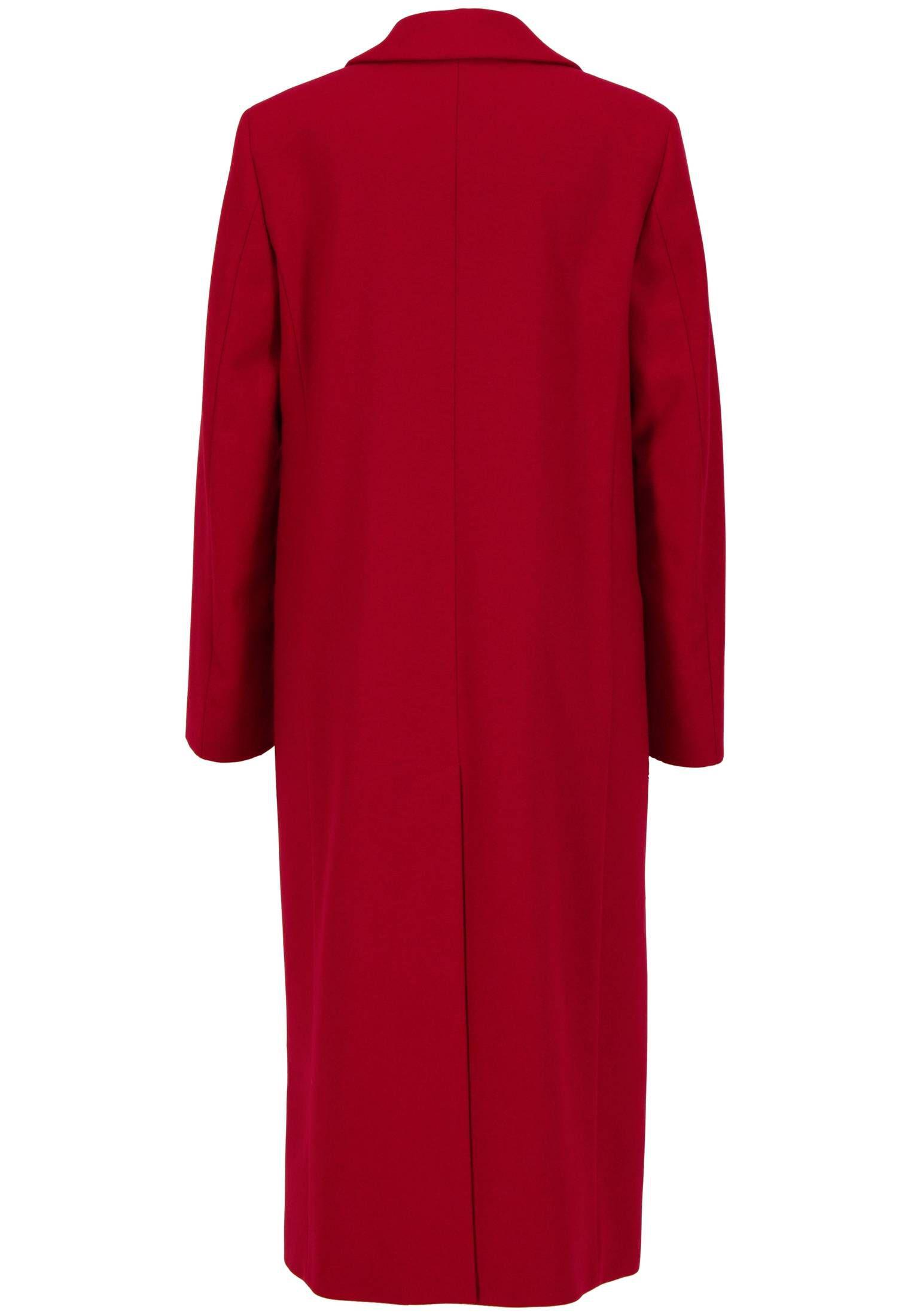 Boss Wintermantel Hugo Boss Roter Mantel Mantel Rote Lederimitat