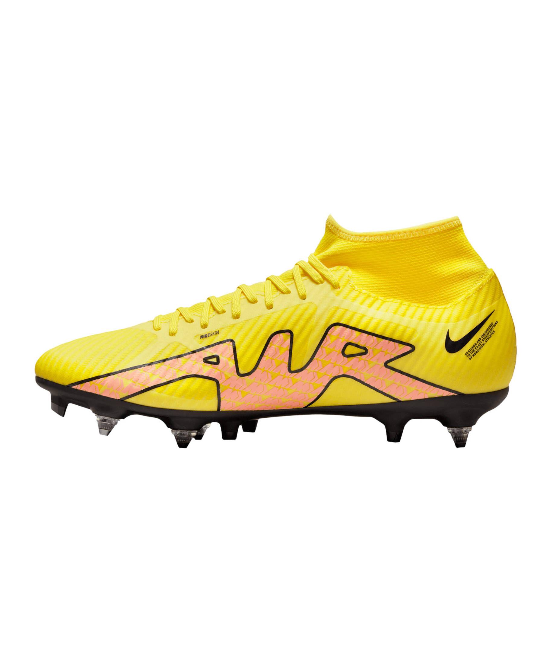 Nike FuBball Schuhe Stollen Air Zoom Mercurial Superfly IX Academy SG Pro AC Shadow in Gelb Lyst DE