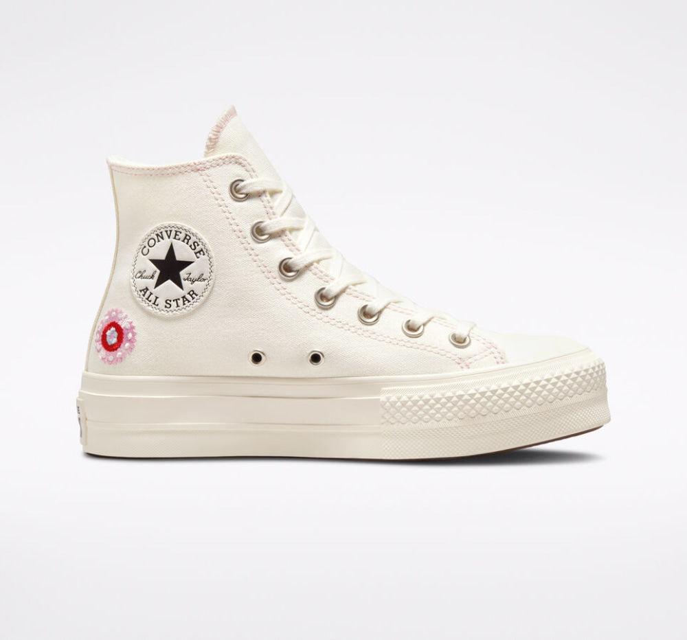 Converse Chuck Taylor All Star Lift Floral Embroidery | Lyst