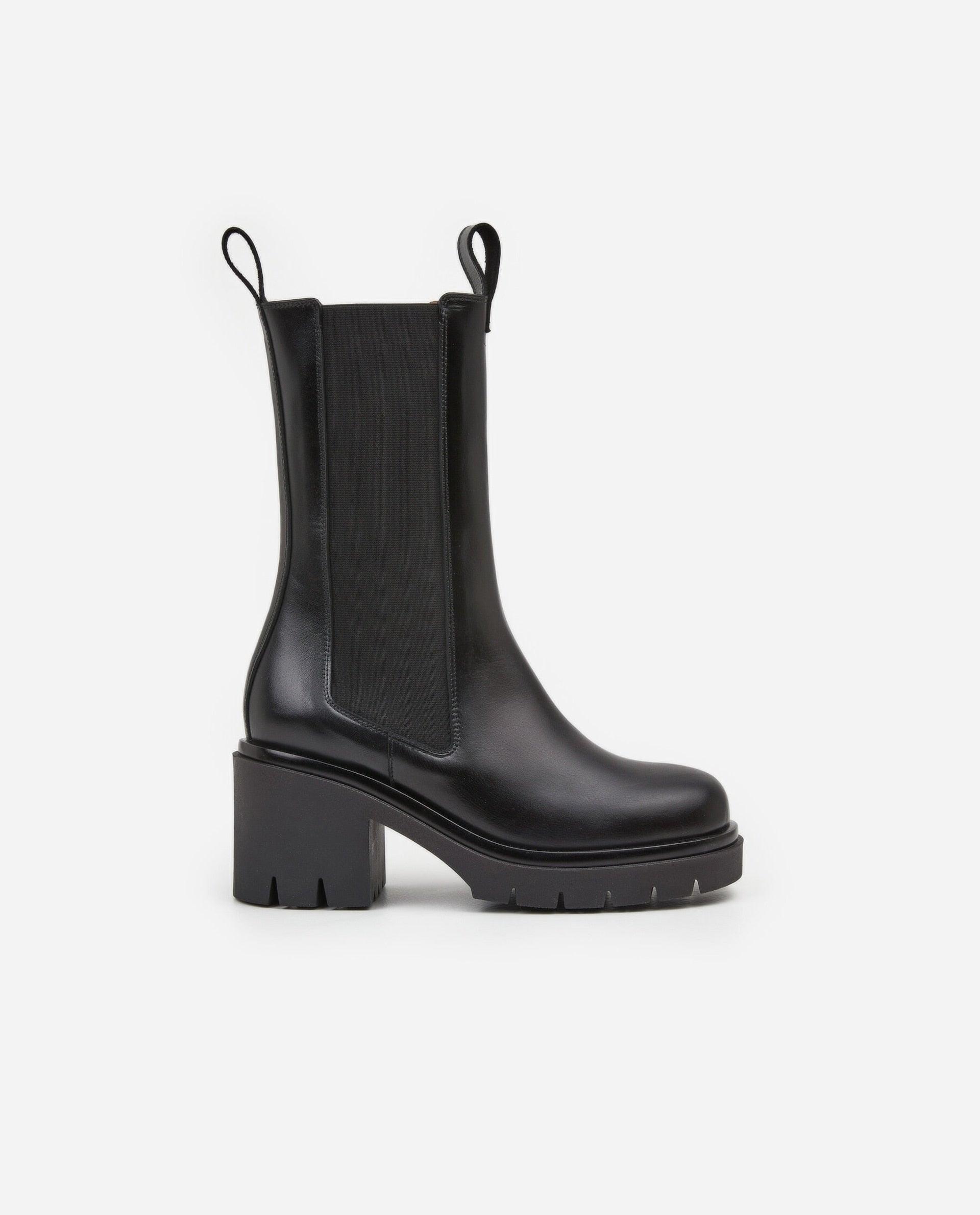 Flattered Lulu Black Leather Chelsea 