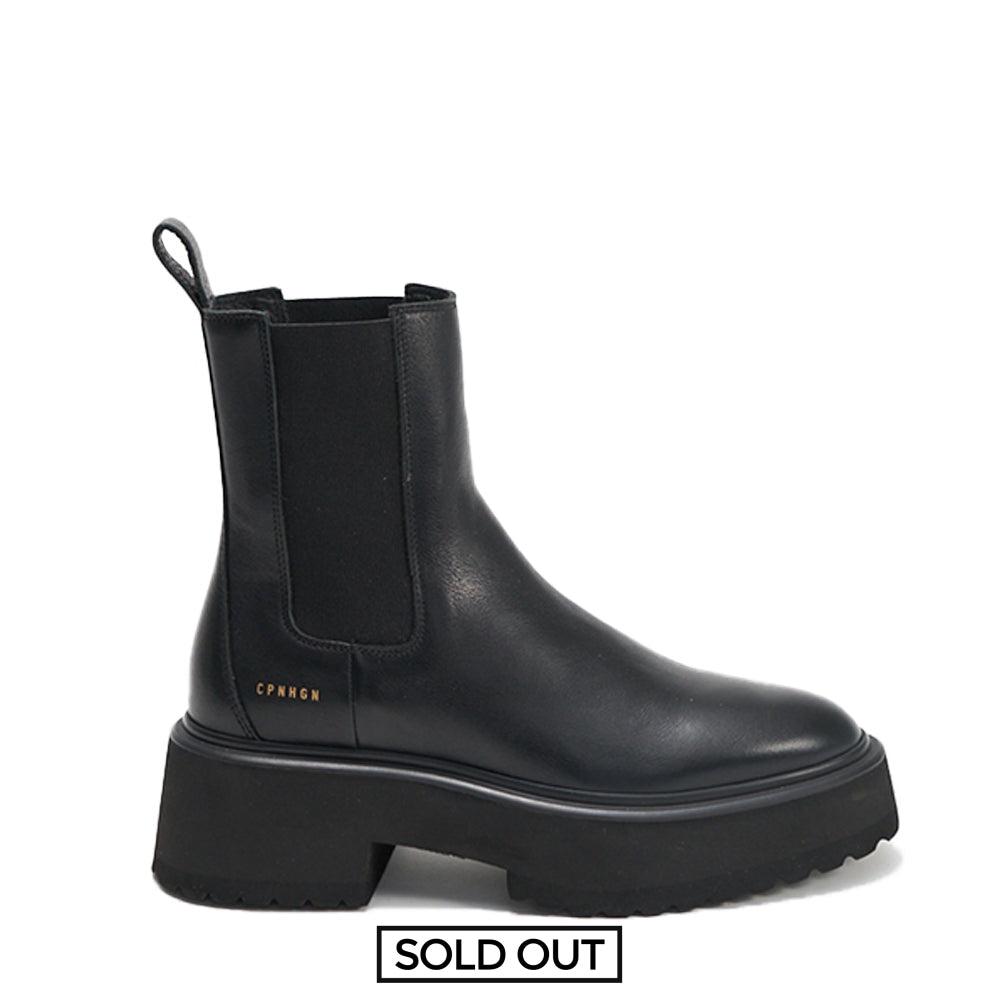 copenhagen studios vitello black nature chelsea boots
