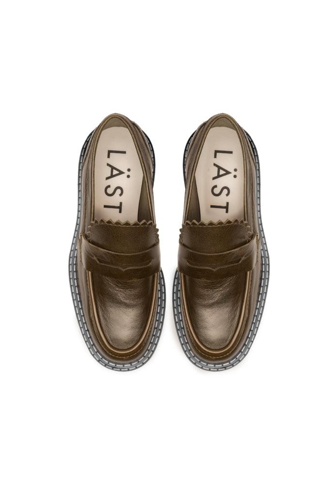 Last Matter Olive Leather Loafers | Lyst