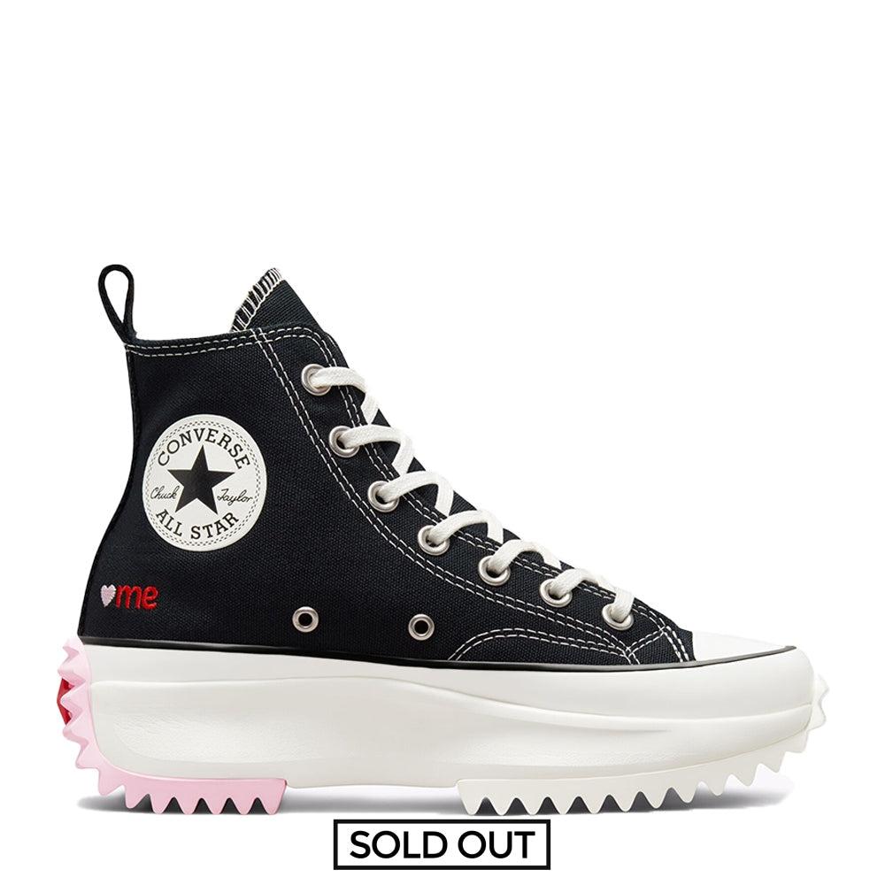 Converse Run Star Hike Hi Embroidered Hearts | Lyst