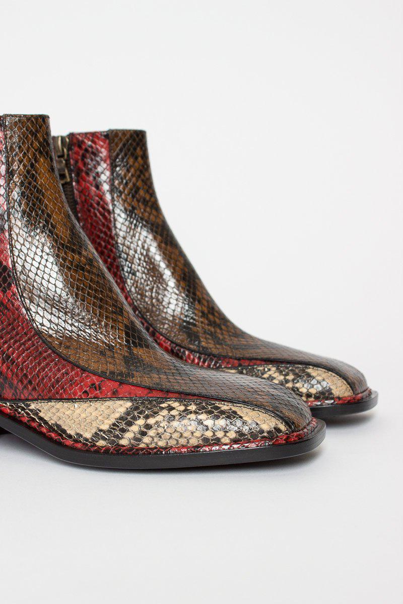 dries van noten snake boots