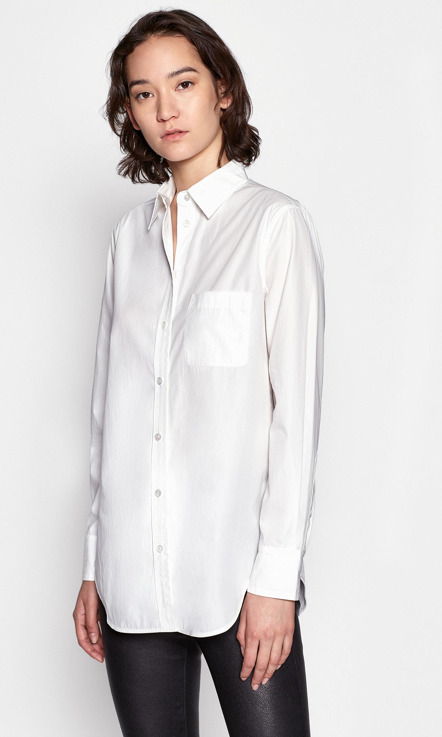 Equipment Kenton Cotton Shirt in Bright White (White) - Lyst
