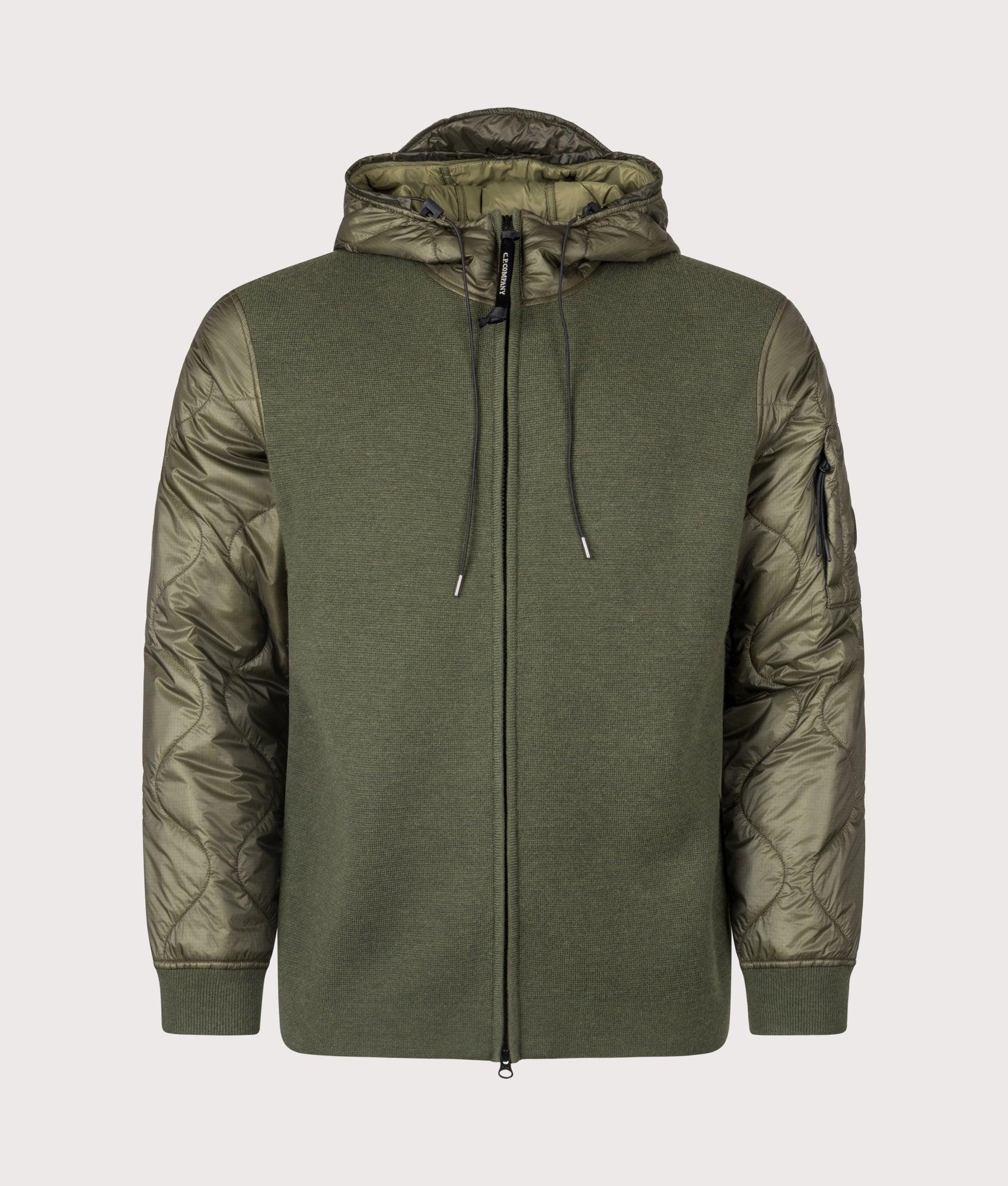 C.P. Company Extrafine Merino Wool Mixed Hooded Zip D.D. Shell 
