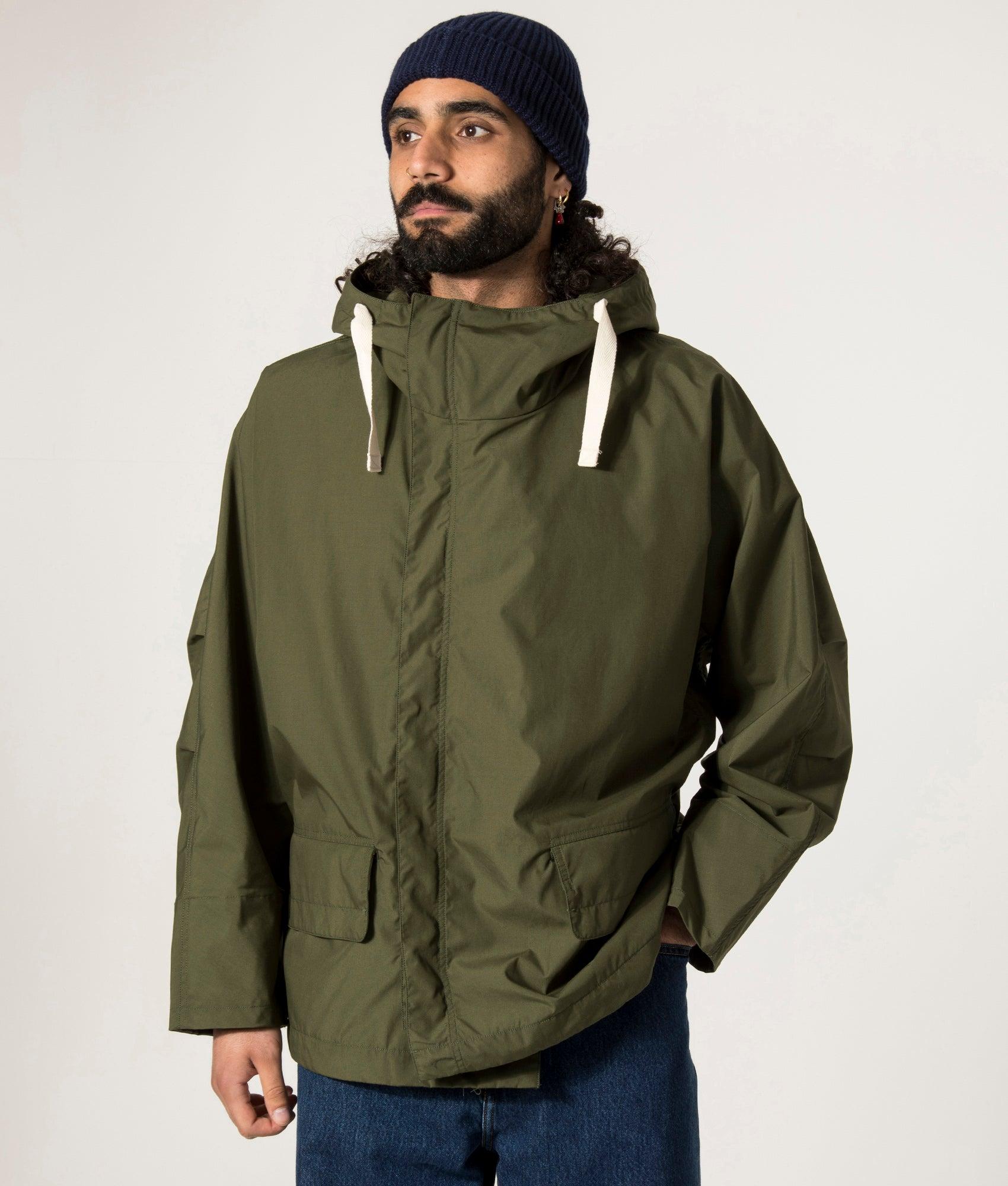 Nanamica Oversized Hooded Deck Jacket in Green for Men | Lyst UK