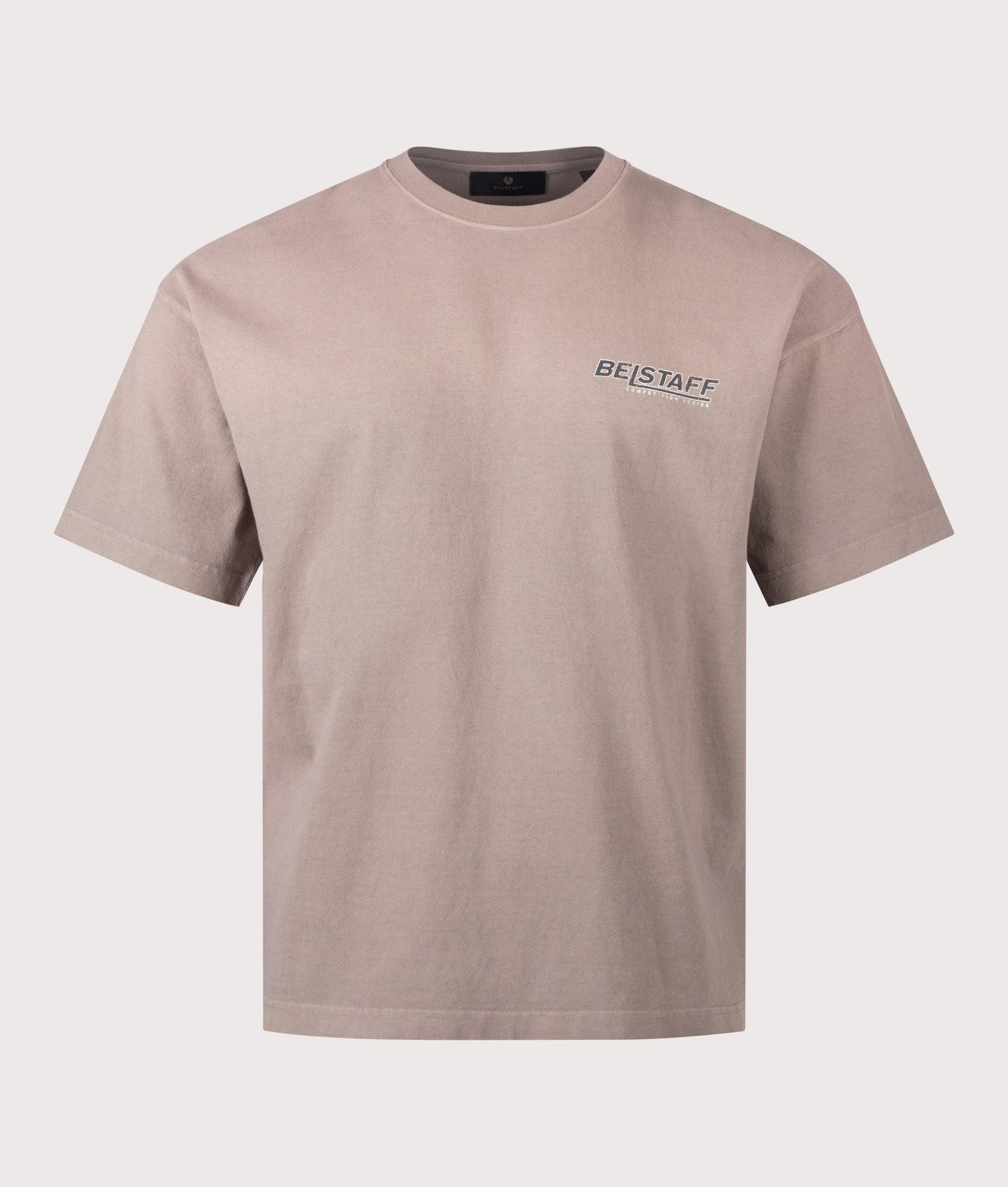 Belstaff Oversized Fit Competition Momentum T-Shirt in Natural for 