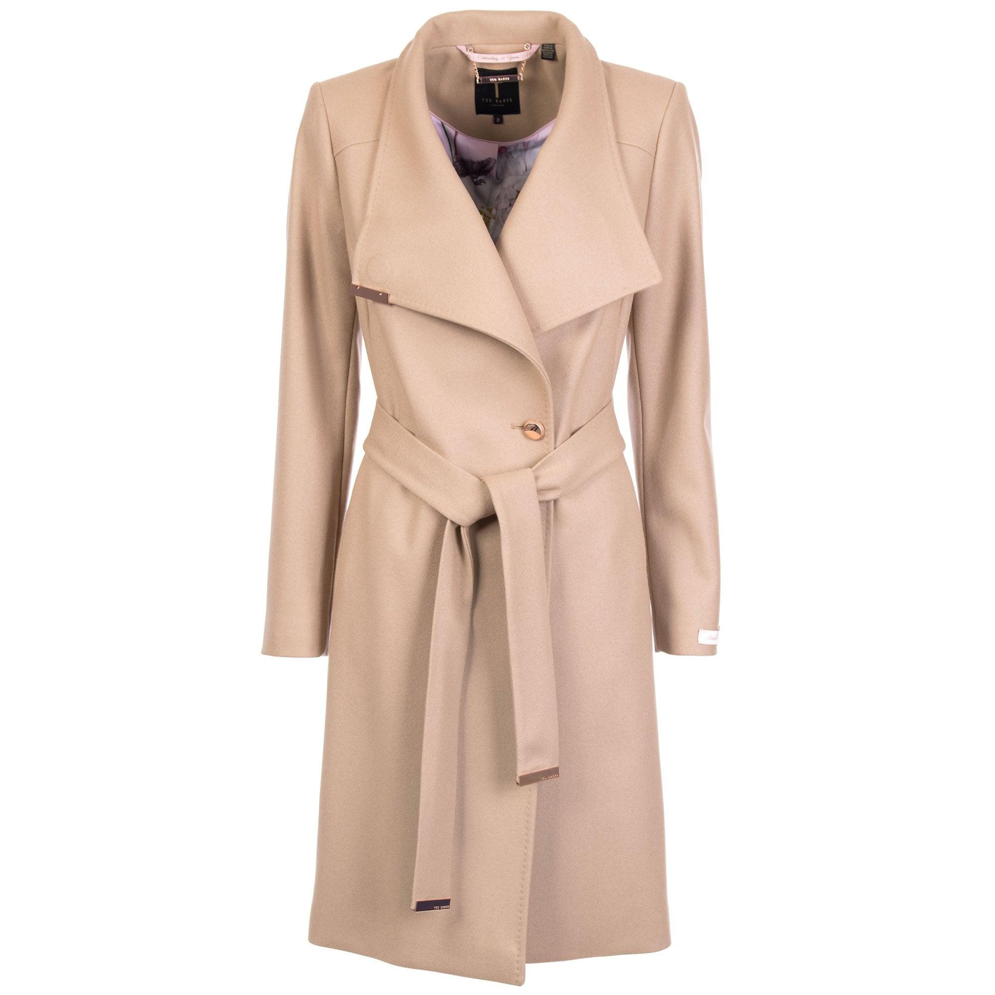 midi wool wrap coat