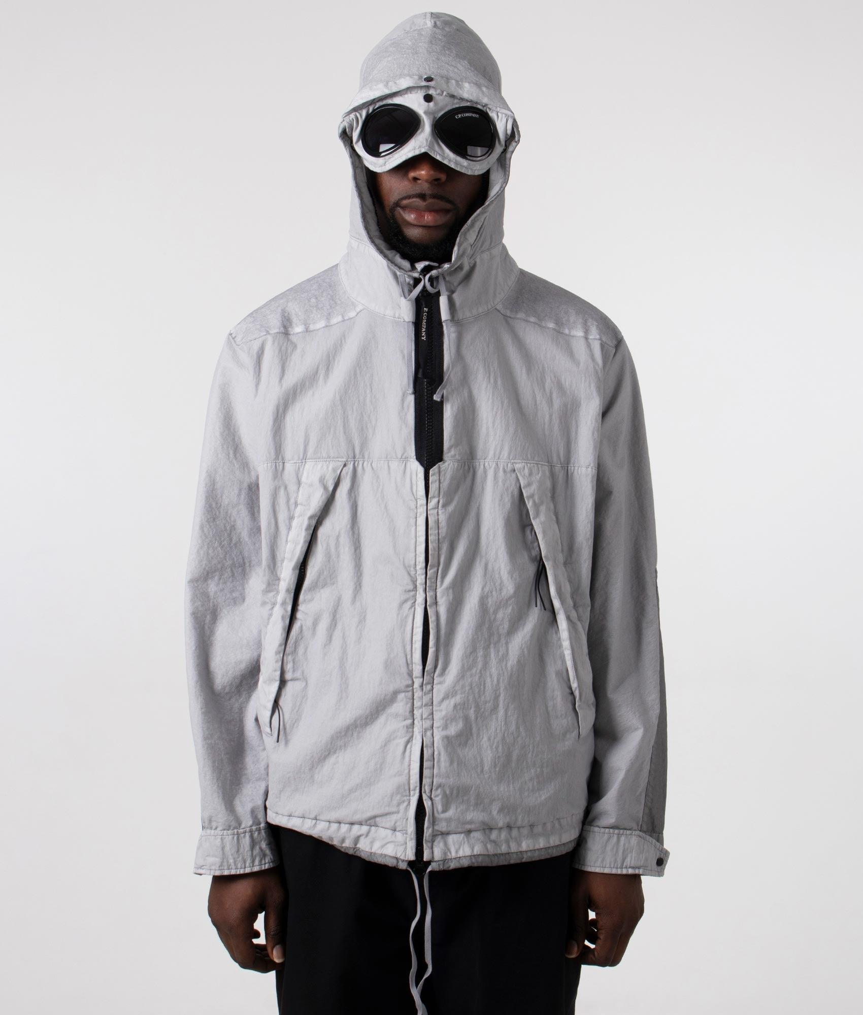 C.P. Company 50 Fili Gum Mixed Goggle Jacket in Grey for Men | Lyst UK