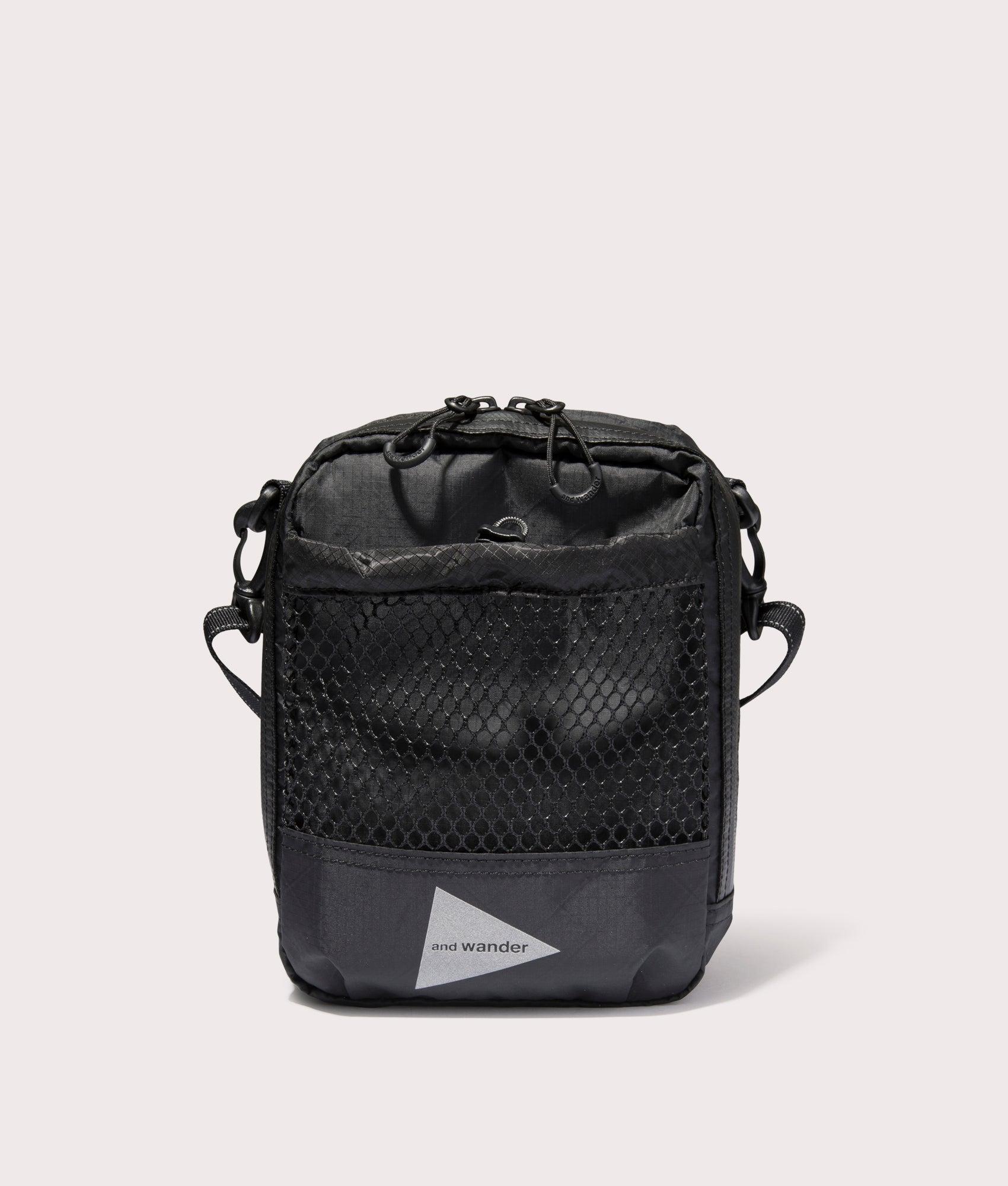 and wander Ecopak Shoulder Pouch in Black for Men | Lyst UK
