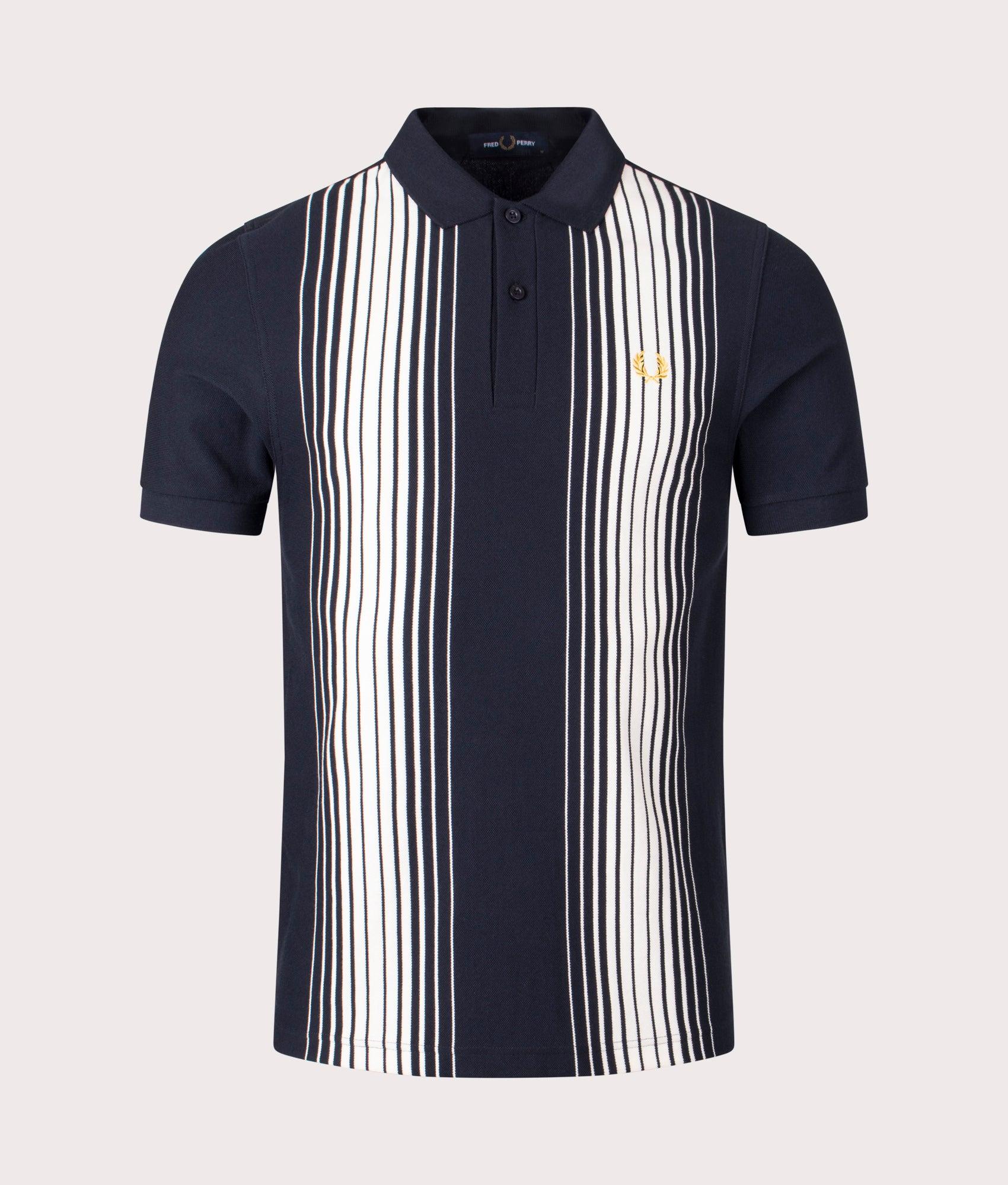 Fred Perry Ombre Stripe Polo Shirt in Blue for Men | Lyst UK