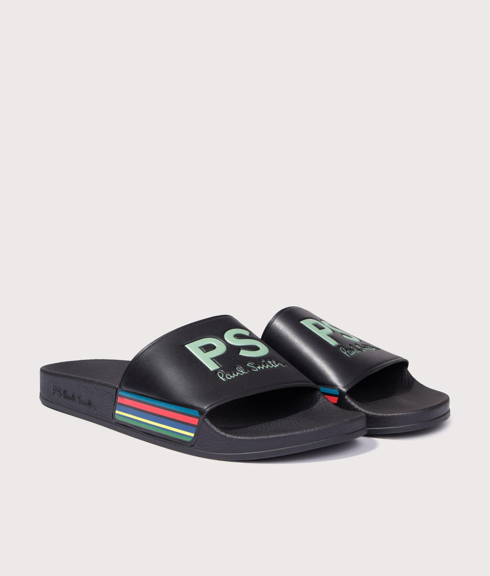 Paul Smith Black Closed Back Sandal’s With Signature Stripe Black  main image 3