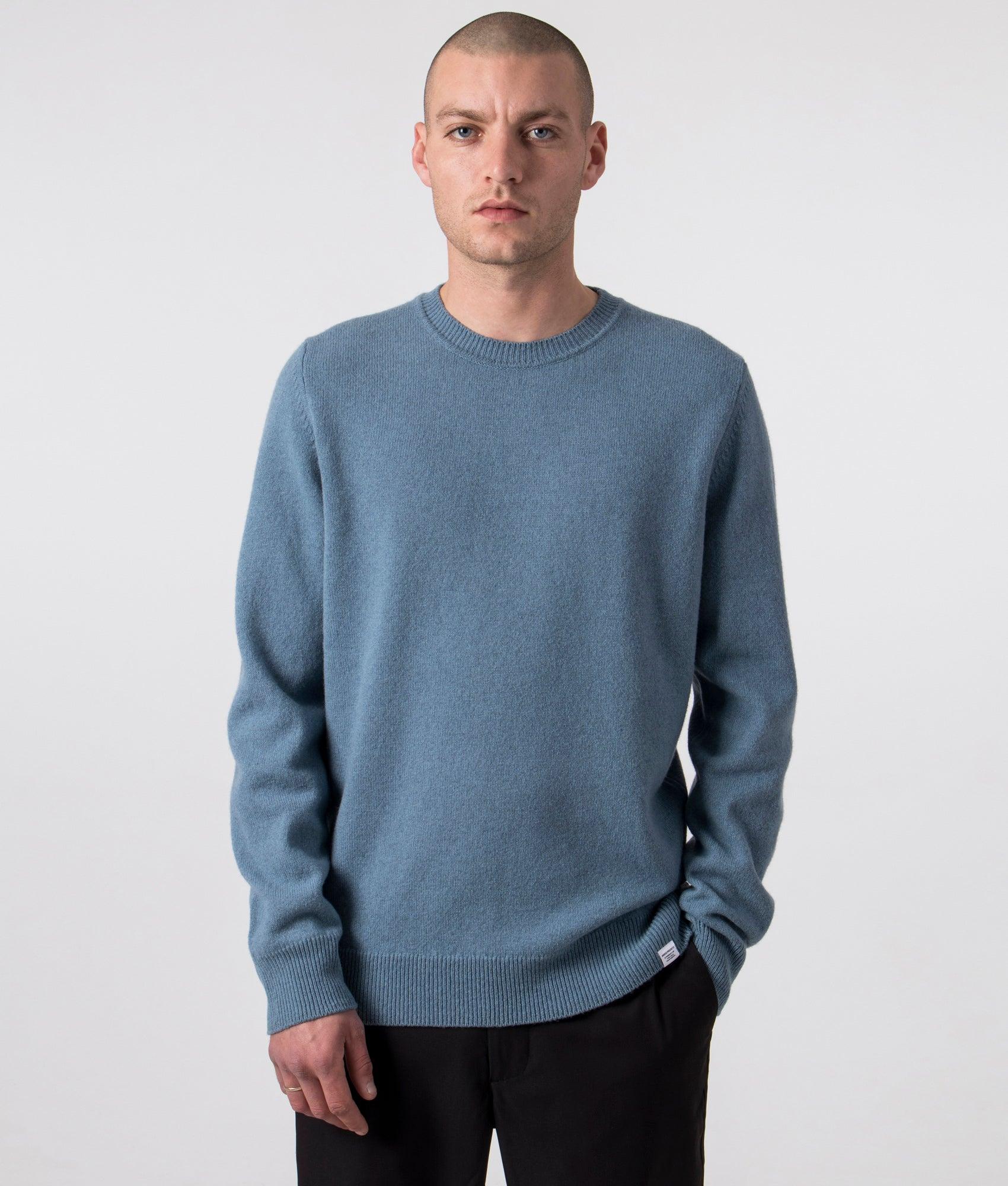 Norse Projects Sigfred Merino Lambswool Jumper in Blue for Men | Lyst UK