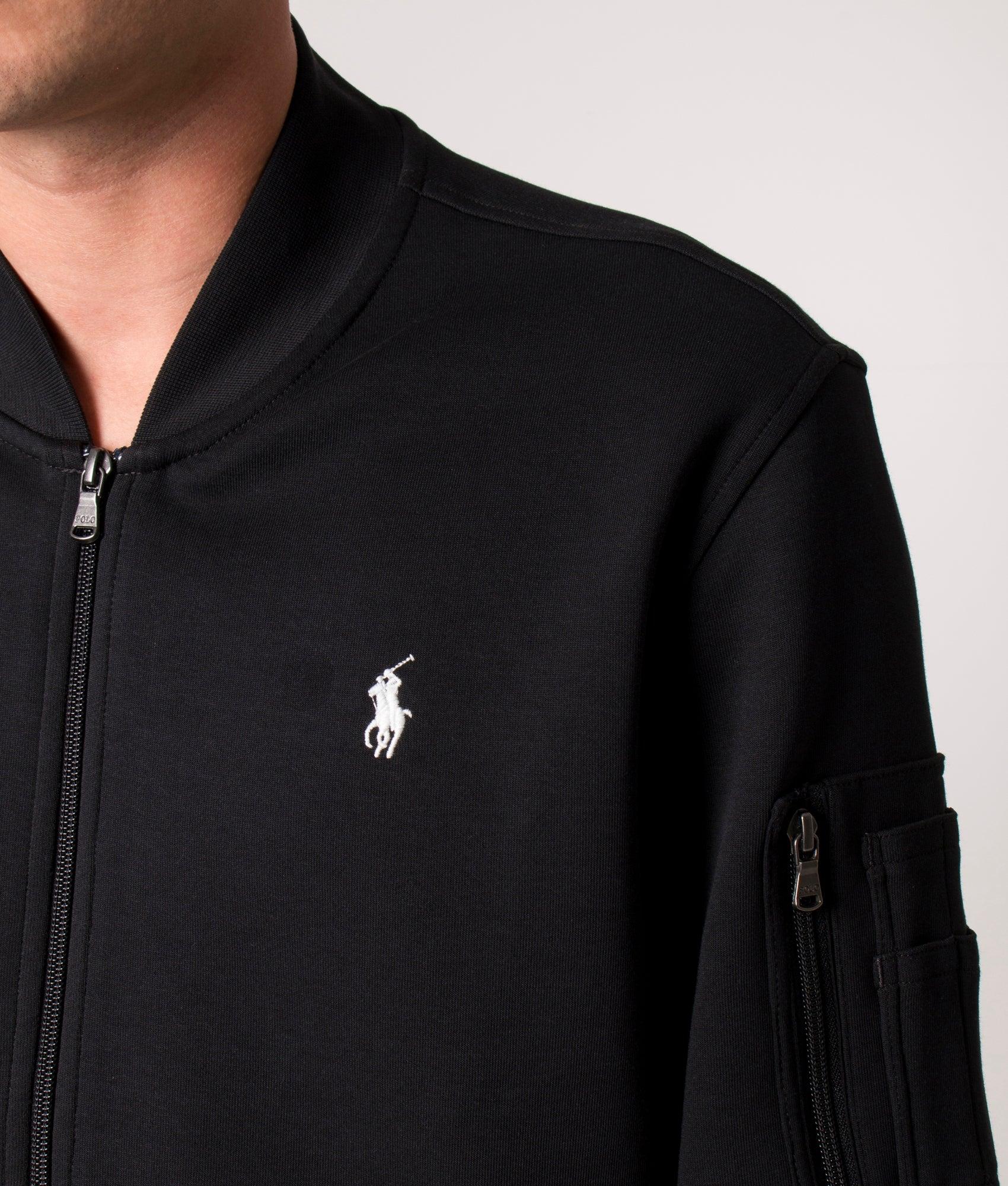 Ralph lauren double knit hotsell bomber jacket