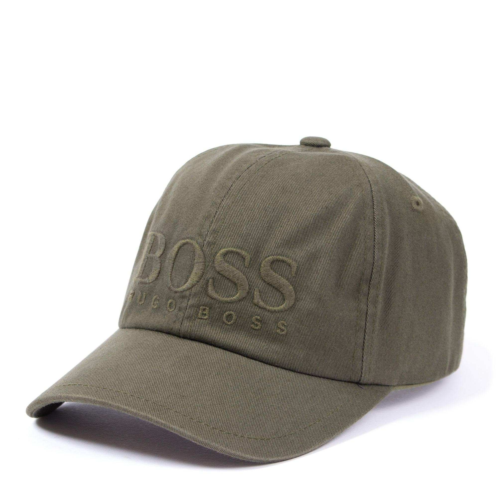 BOSS by Hugo Boss Cotton Fritz Hat In Khaki in Green for Men Lyst
