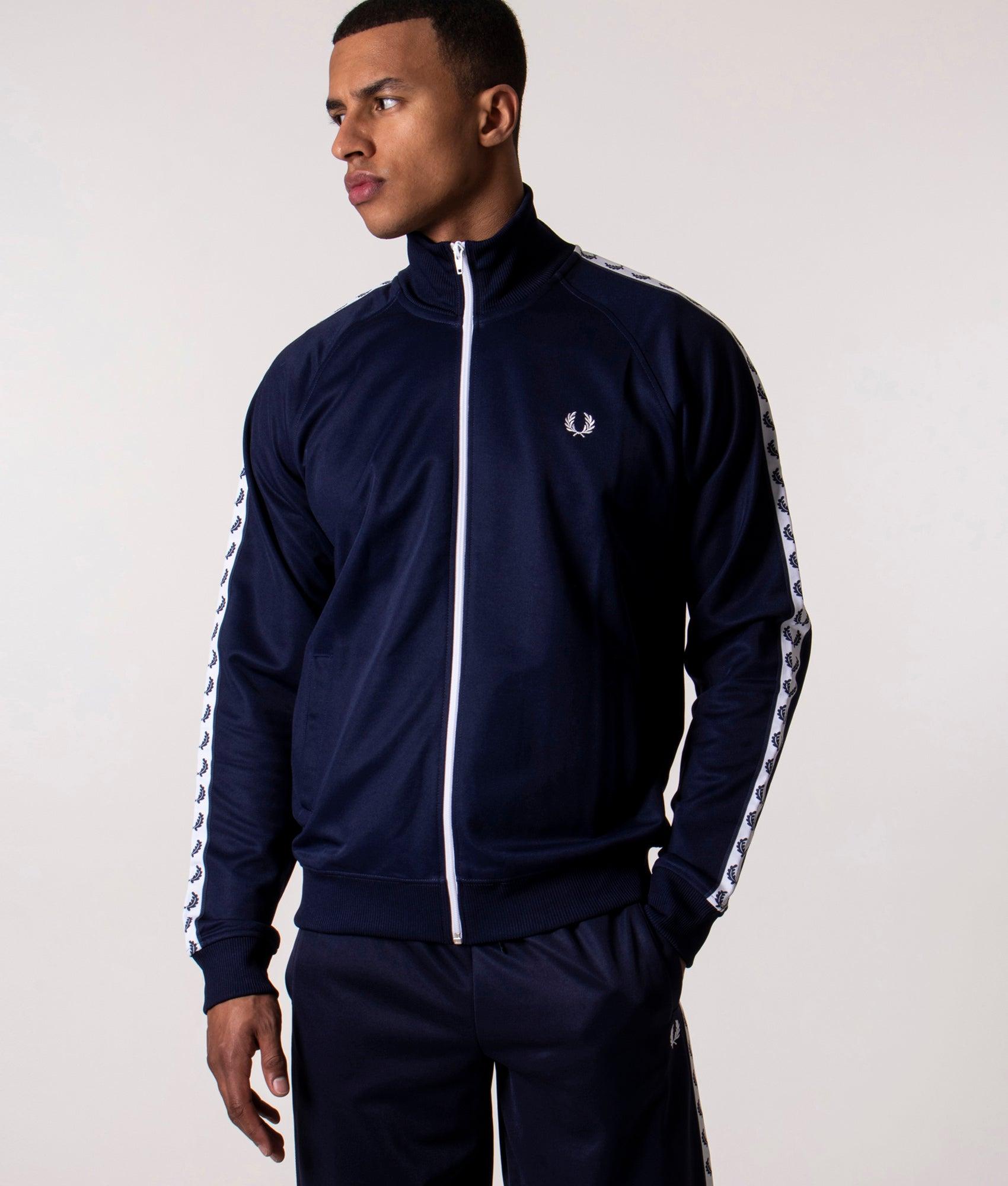 Fred perry laurel taped track clearance jacket