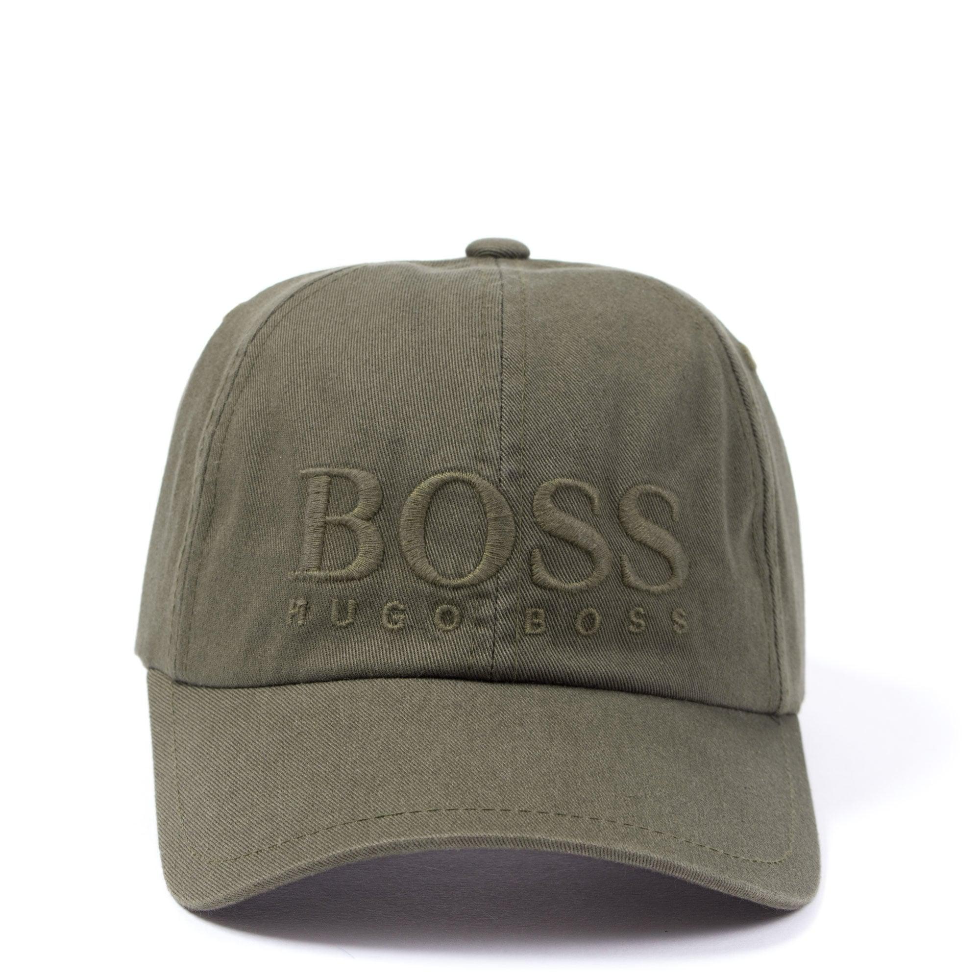 BOSS by Hugo Boss Cotton Fritz Hat In Khaki in Green for Men - Lyst