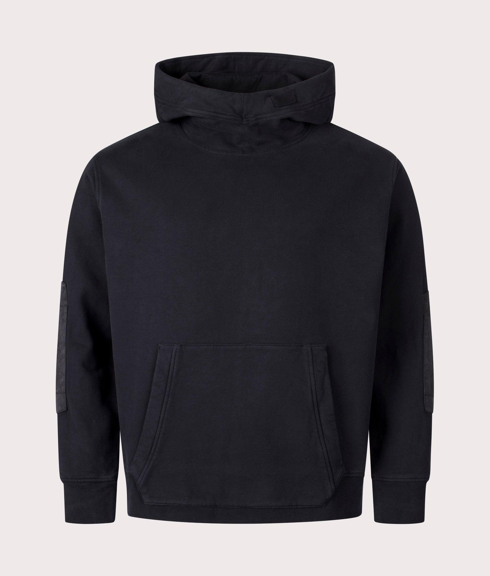 Cappuccio Felpa C Company Felpa Chiusa Cappuccio Hoodie In Blue