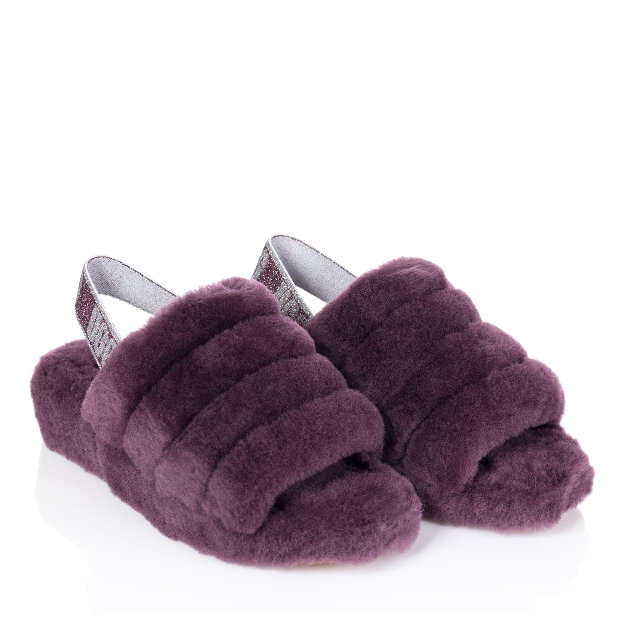 uggs slides purple