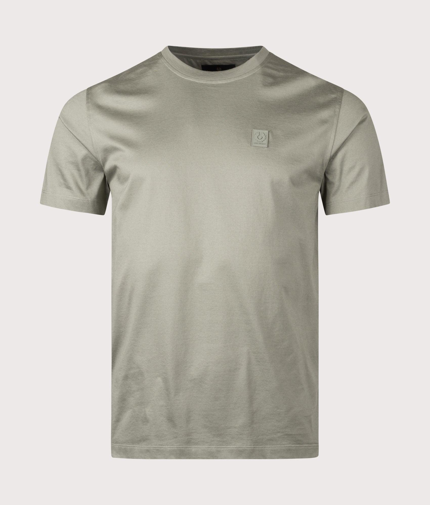 Belstaff Men's Gray Ranton T-Shirt – Soft Cotton, Regular Fit (No Tags)