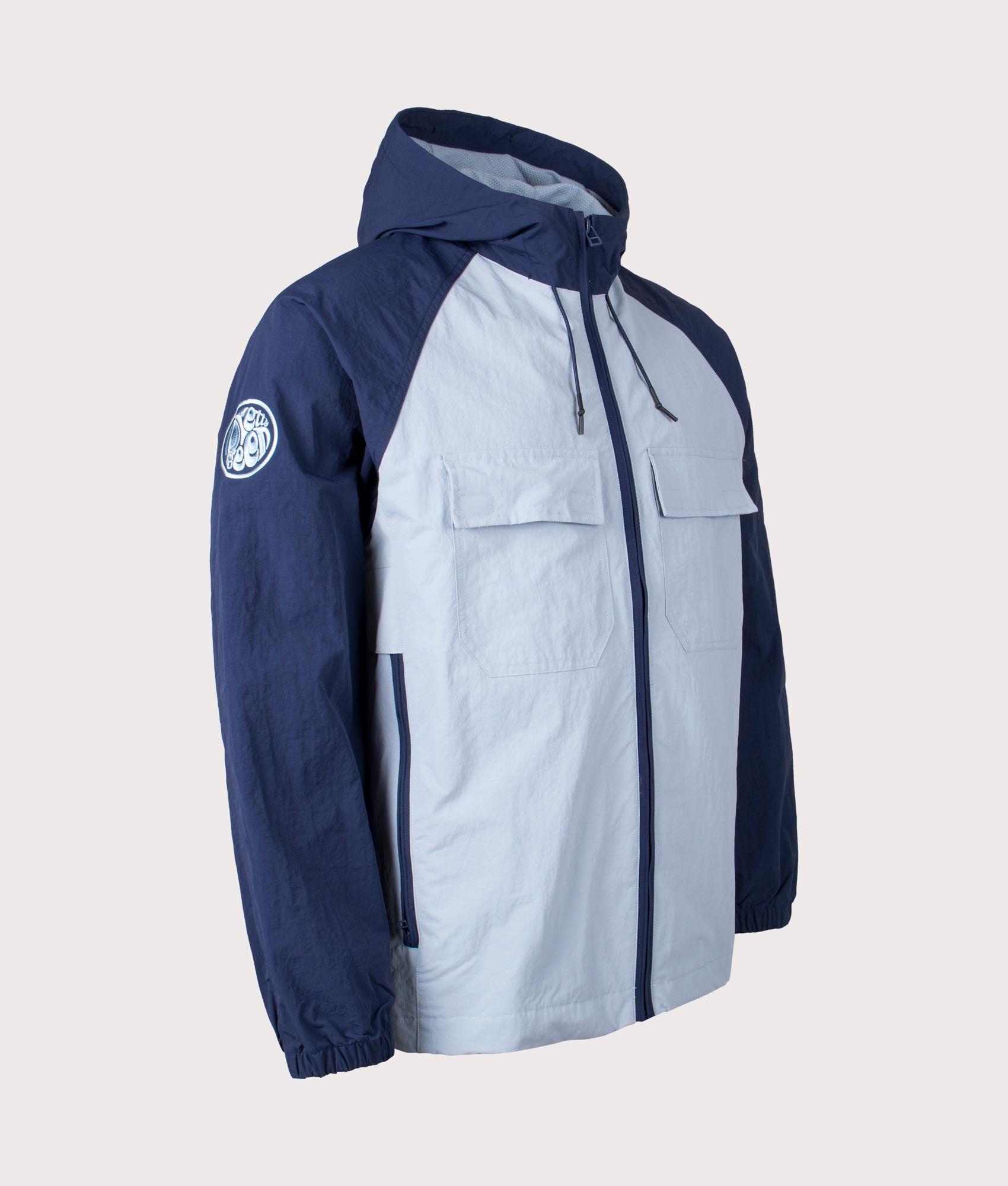 Hooded Jacket Pretty Green Light Blue Jacket Pretty Green Zip