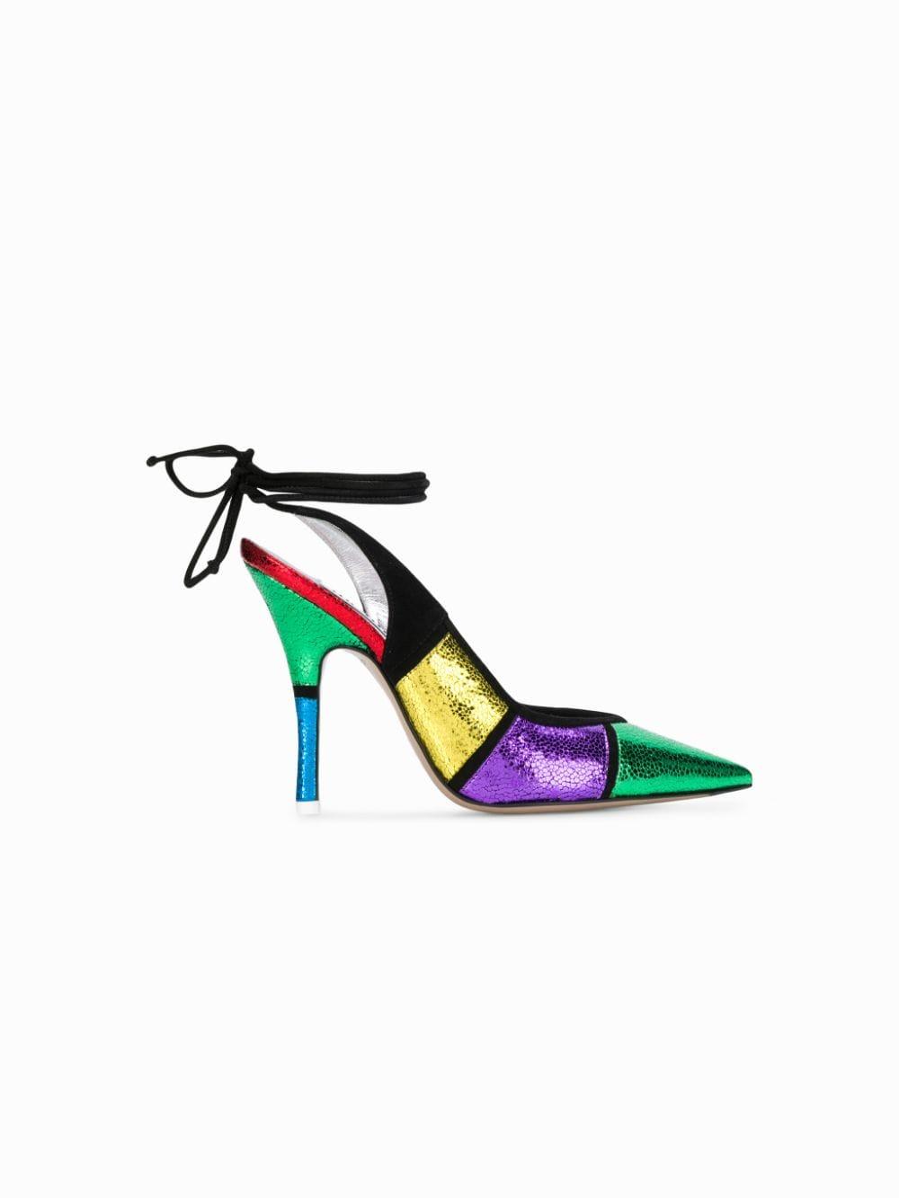 color block pumps
