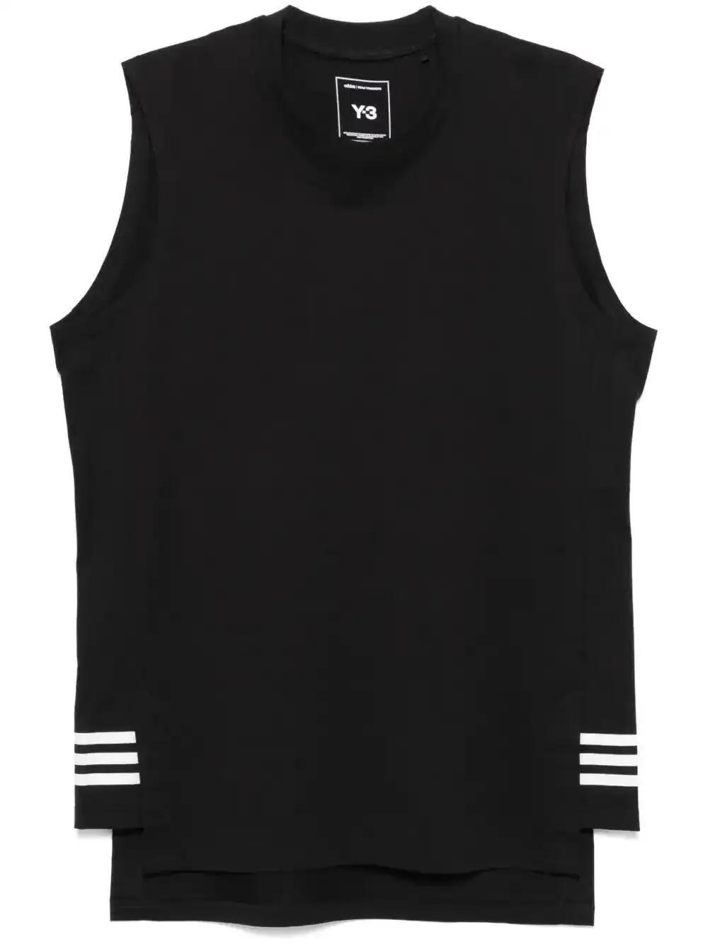 Y-3 3-Stripes Tank Top in Black for Men | Lyst