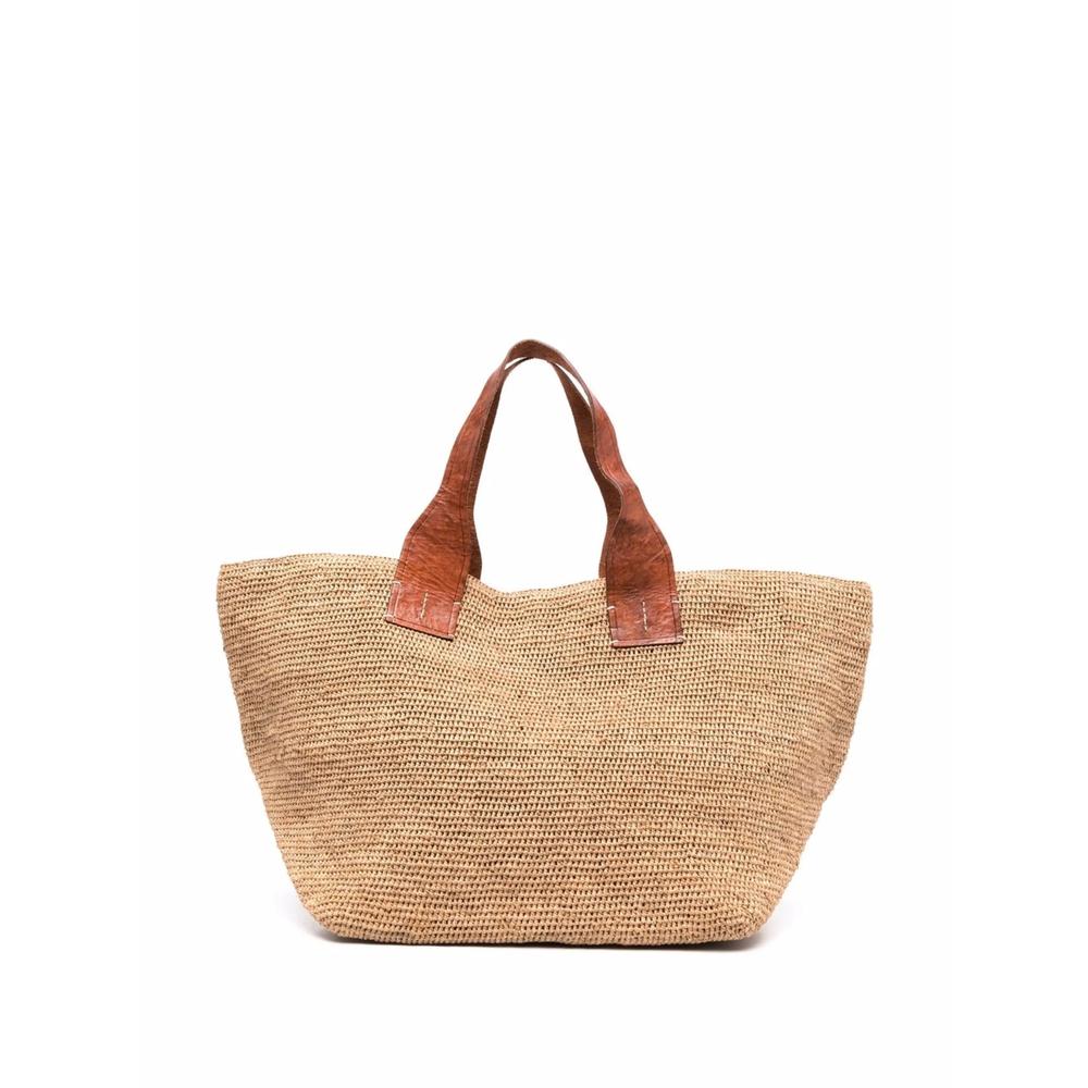 【関税込み】IBELIV Handbags IBELIV Tokyo Raffia Tote Bag | Neutrals | FARFETCH JO