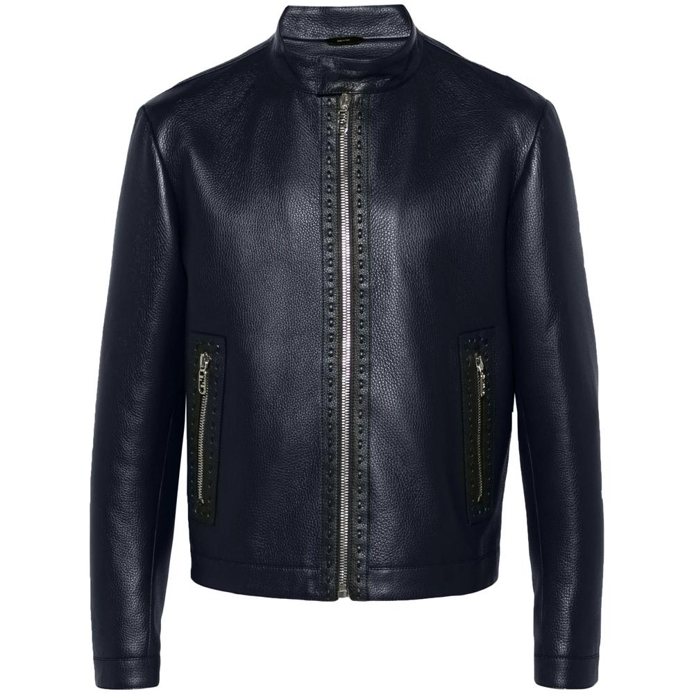 【SATIIIZ】Kiven Flight Leather Blouson Corteiz Skydive Leather Jacket | Grailed