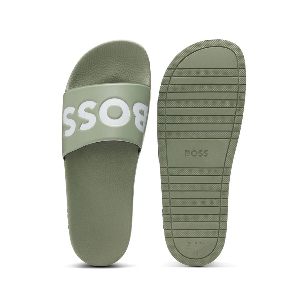 BOSS Infradito Uomo Surfley_Sand_dmpr_N – Comode E Leggere – Colore Verde Scuro – Taglia 41 EU - 3