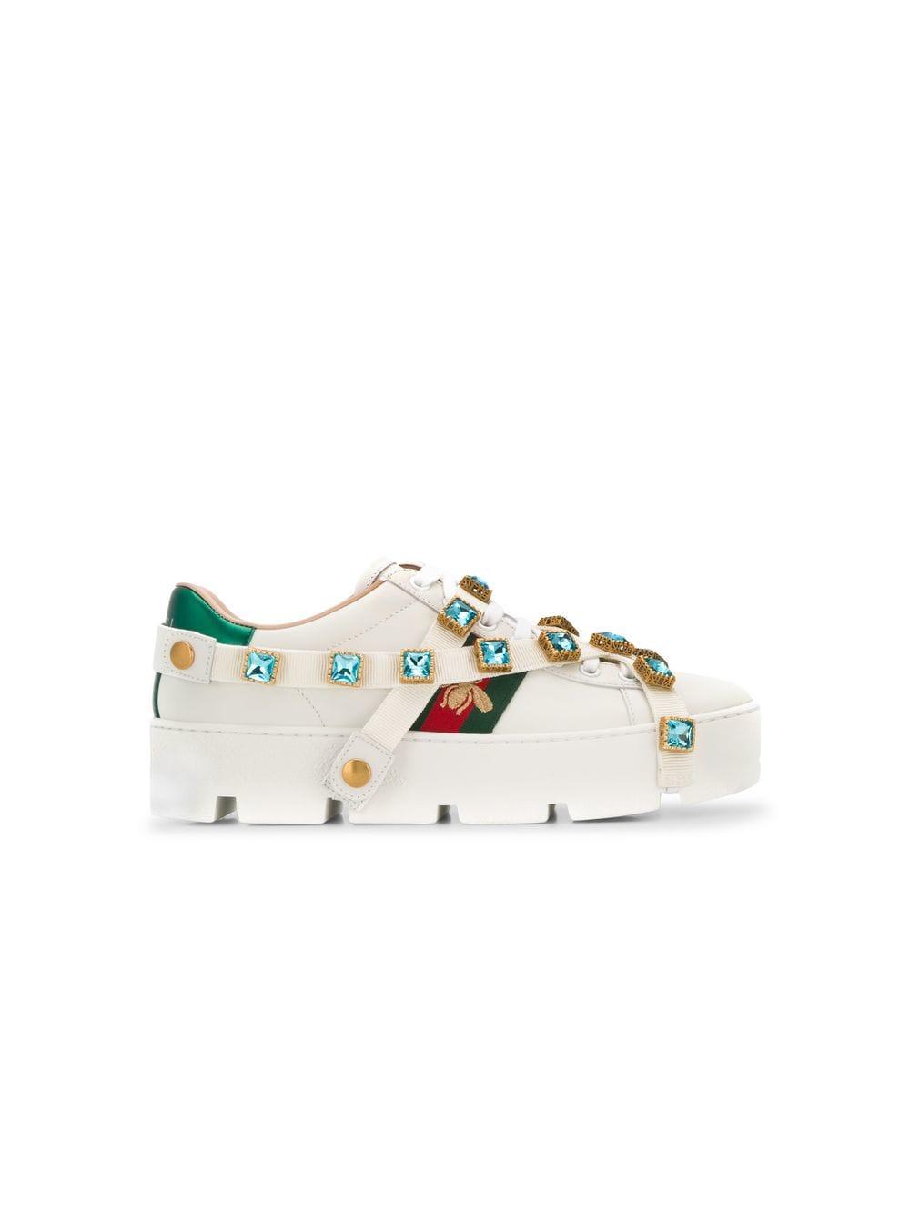 gucci ace crystal