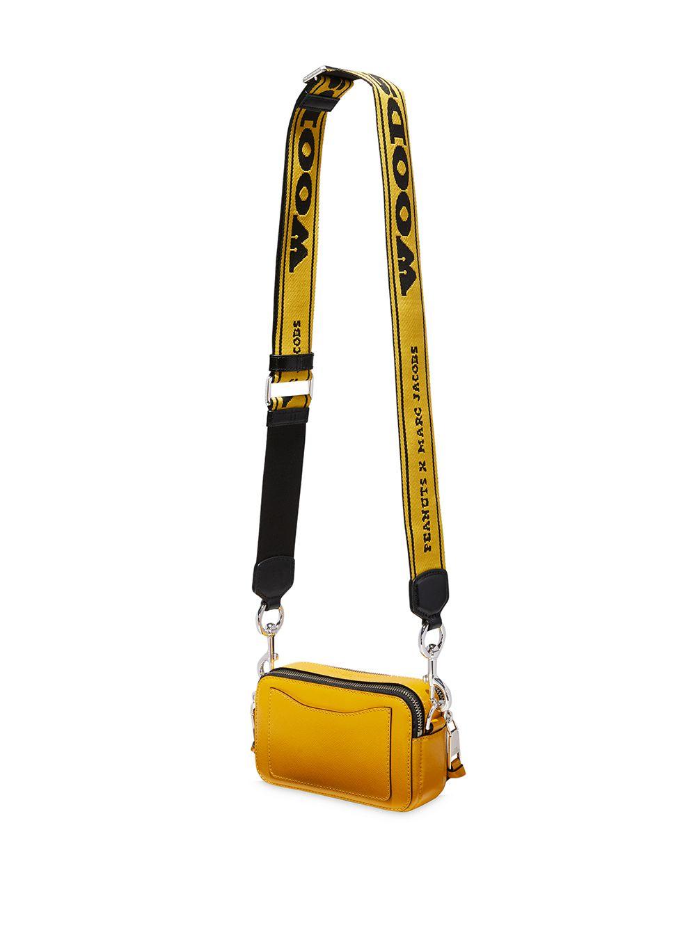 Marc Jacobs Leather X Peanuts The Snapshot Crossbody Bag in Yellow Lyst