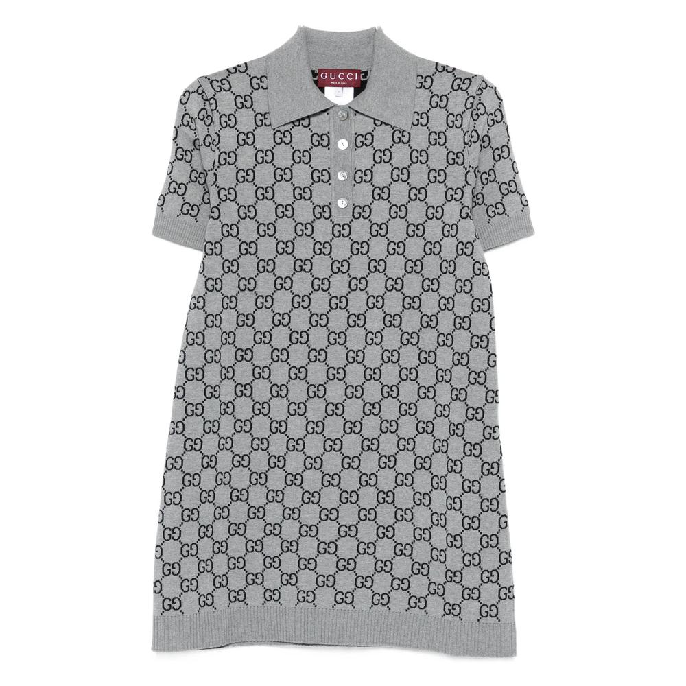 【美品】GUCCI Mini Dress ミニドレス ポロシャツワンピース M 美品】GUCCI Mini Dress ミニドレス ポロシャツワンピース M