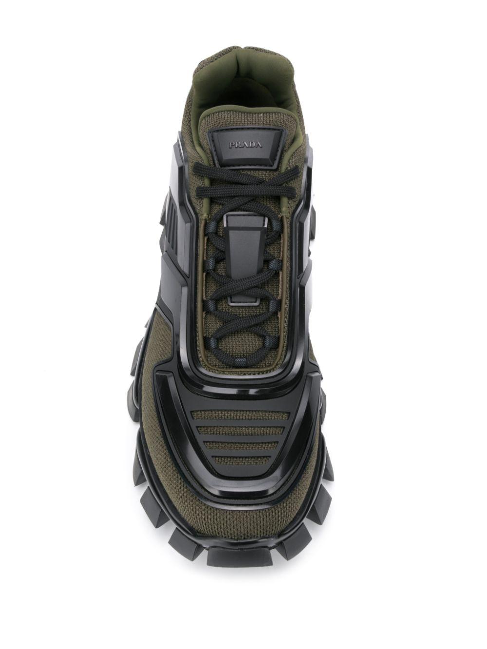 prada green cloudbust thunder sneakers