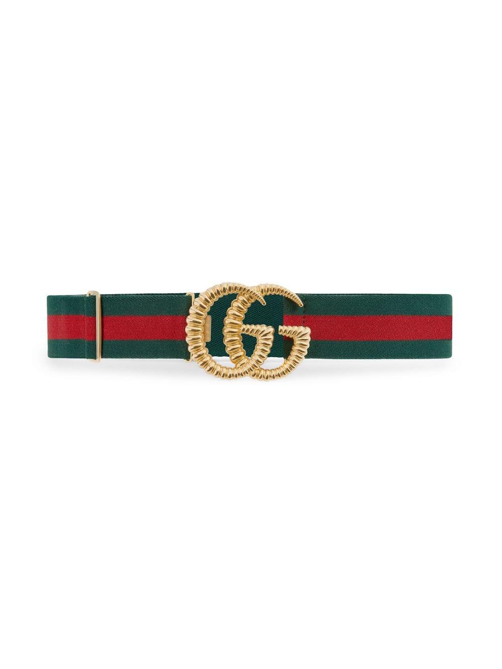 gucci belt white red and green