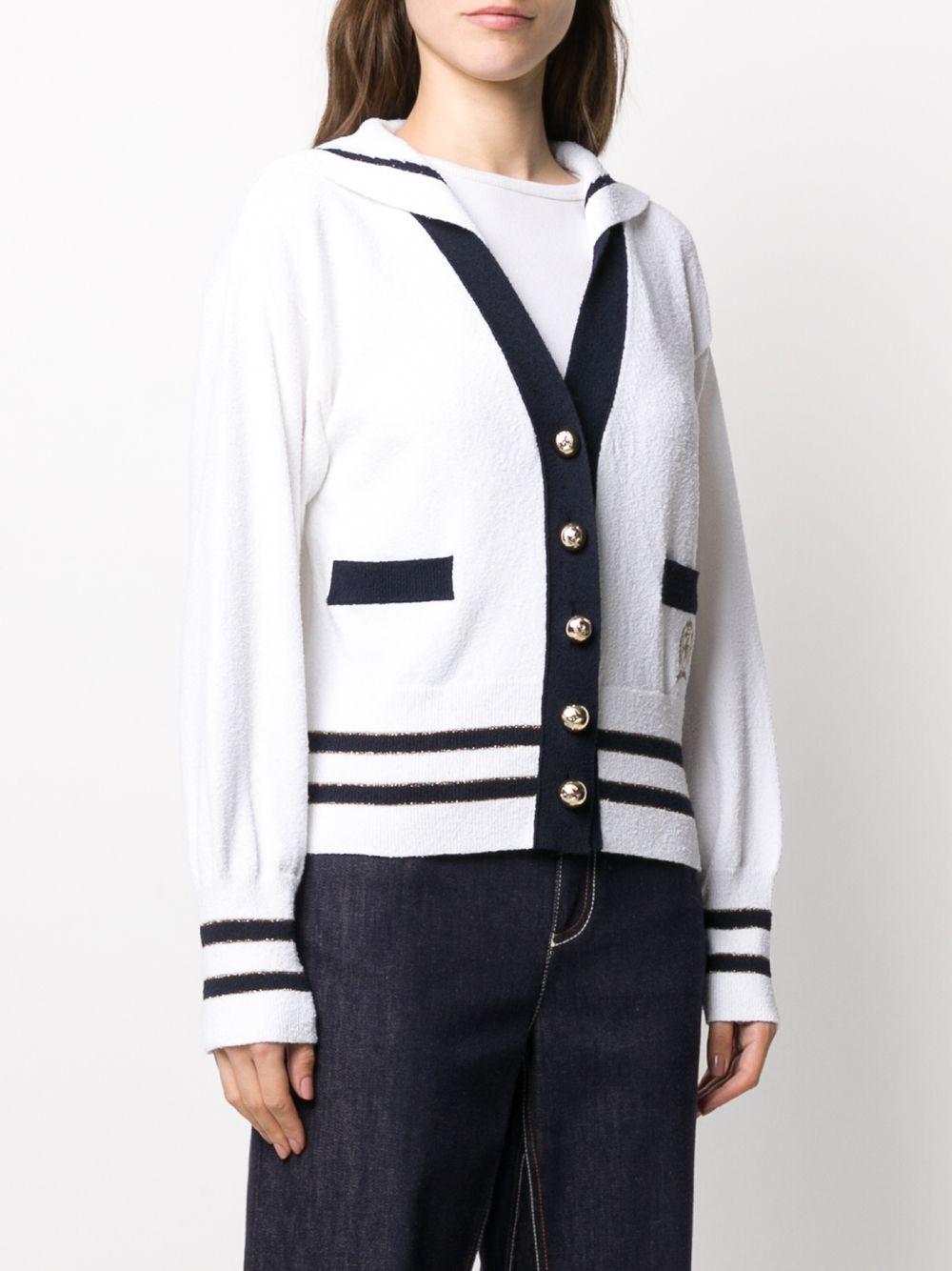 sailor collar cardigan