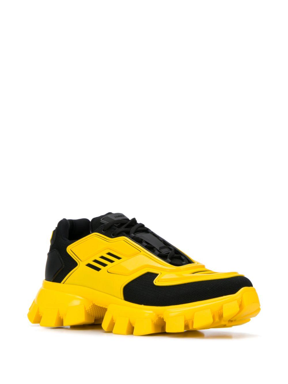 Prada Rubber Cloudbust Thunder Sneakers in Black Yellow (Yellow) for Men |  Lyst