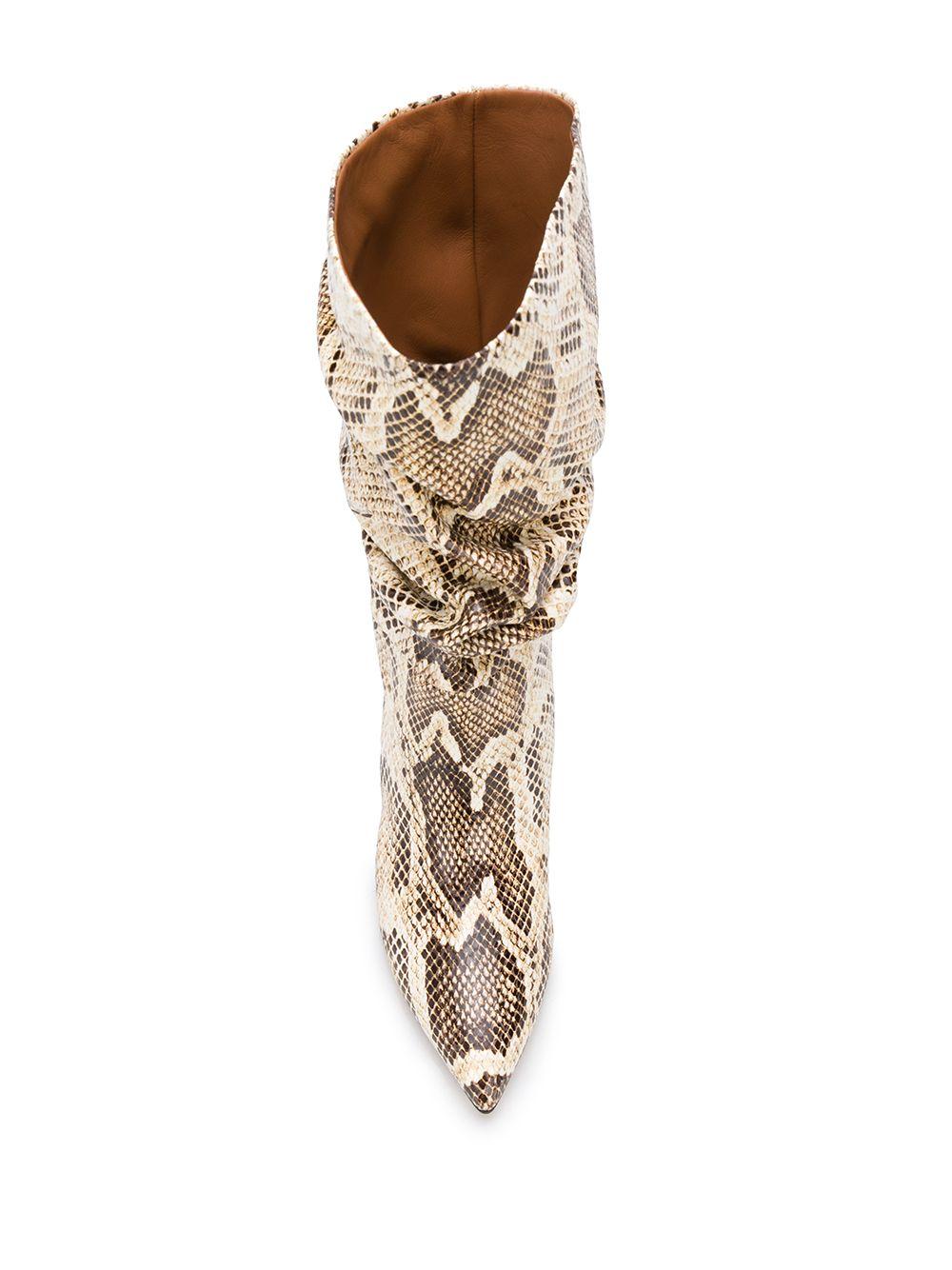 paris texas python ankle boots