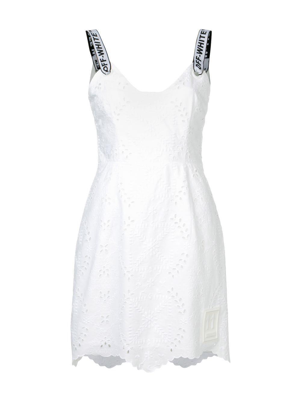off white sangallo dress