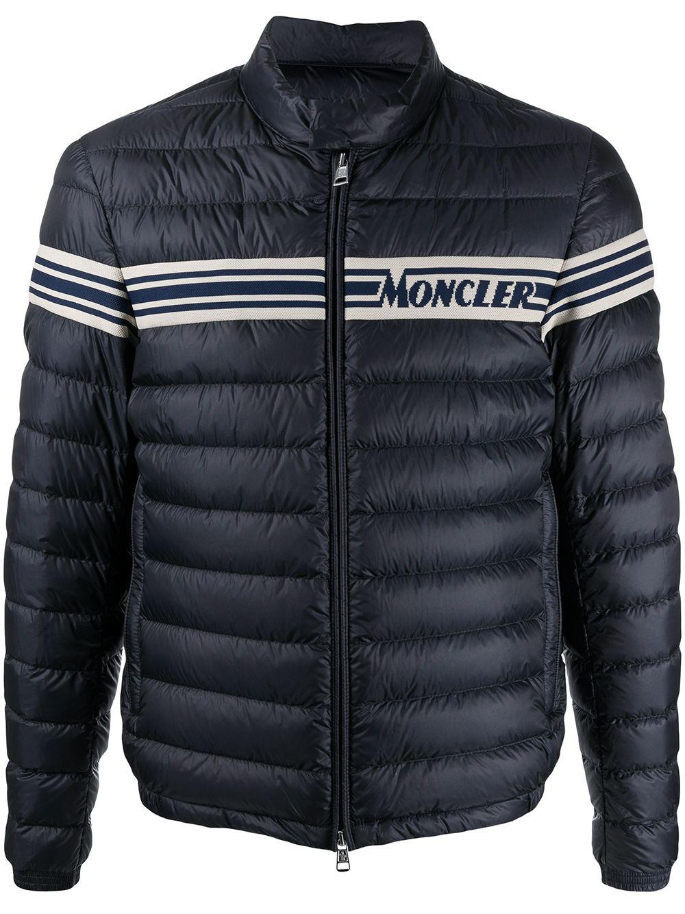 dark blue moncler jacket