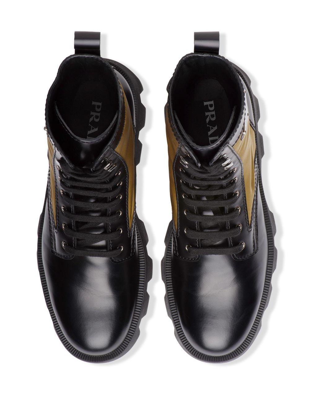 prada combat boots with removable pouch price