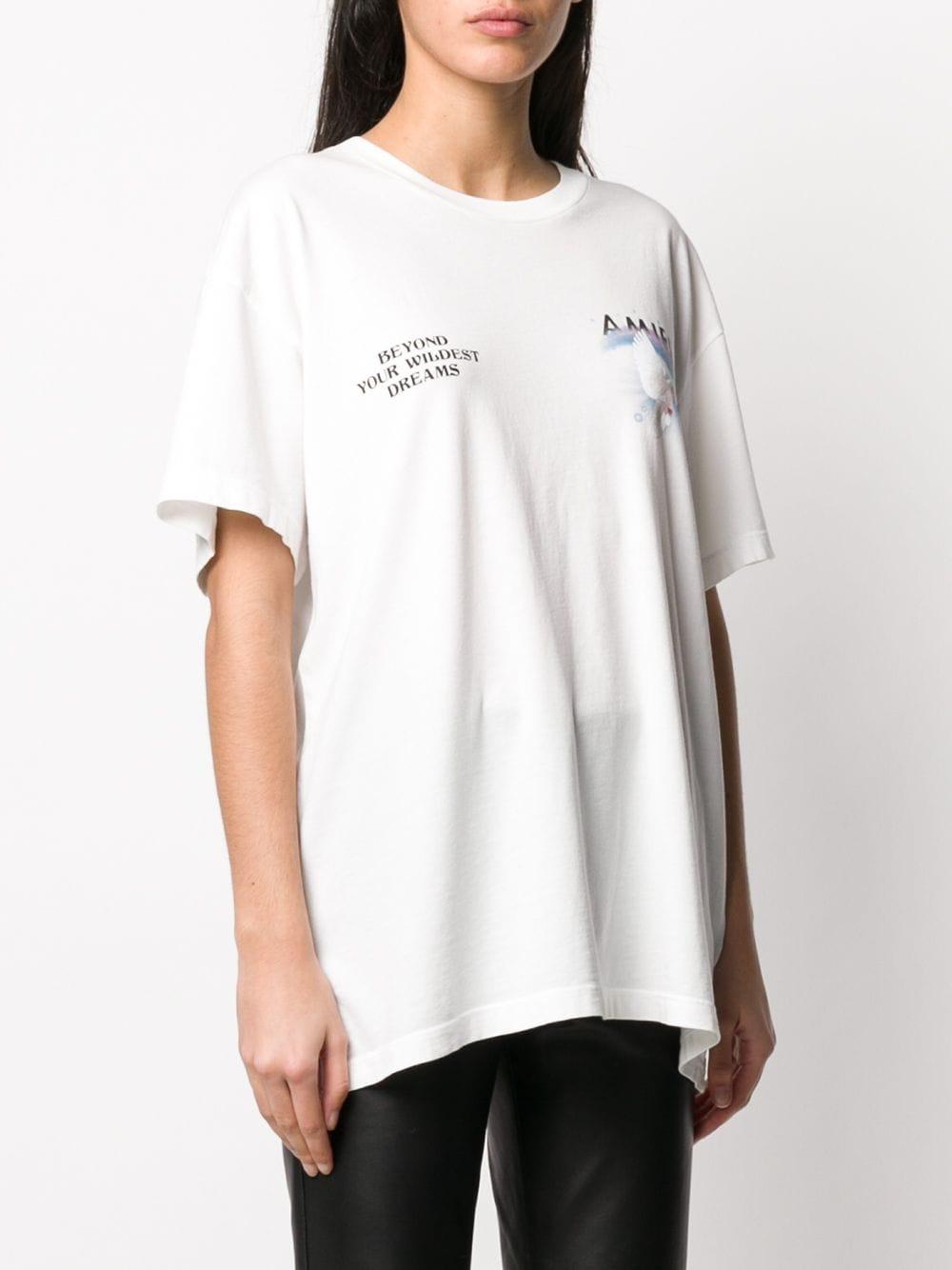 Amiri Rainbow Dove Oversized T-shirt in 