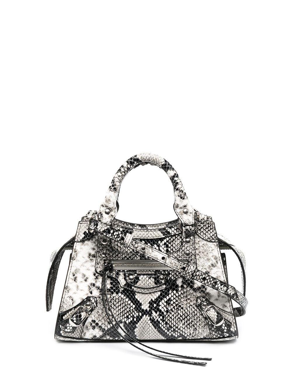 balenciaga snakeskin bag