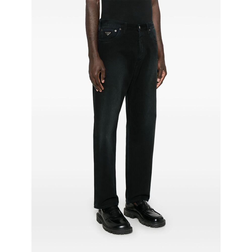 Prada Tapered Jeans in Black for Men | Lyst Prada Tapered Jeans in Black for Men | Lyst