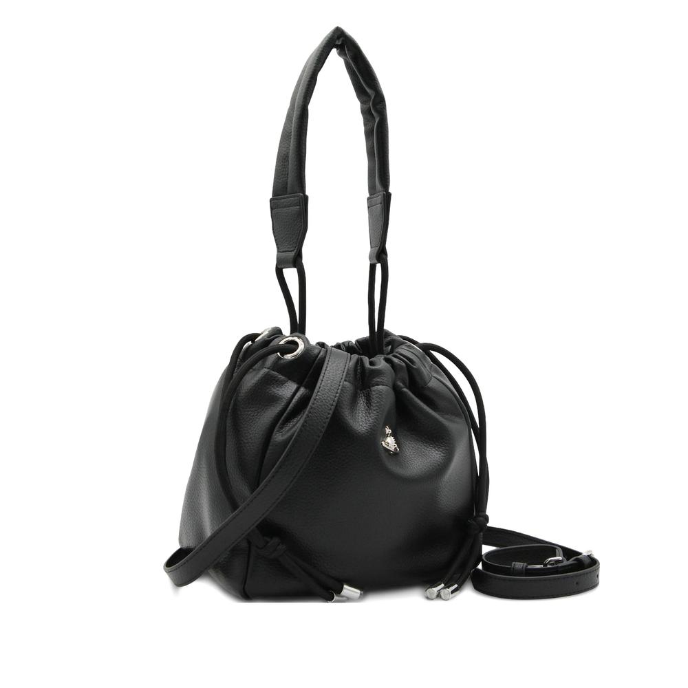 Vivienne Westwood Logo-Plaque Bucket Bag in Black | Lyst