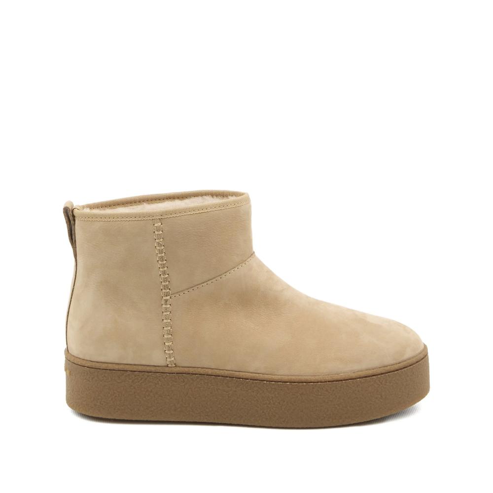 ミドルブーツ HOGAN Women Boots HXW6750FM40TQI0VBW BEIGE Chelsea Ankle Boots Hogan 10-Storey BLACK for Woman