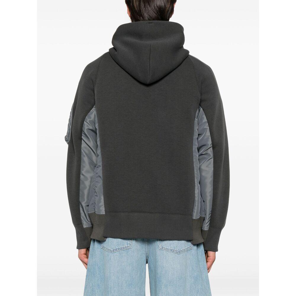 sacai CONTRAST PANEL SWEAT SHIRT 2 スウェット Sacai AMG Patch Cotton Blend Sweatshirt | Nordstrom